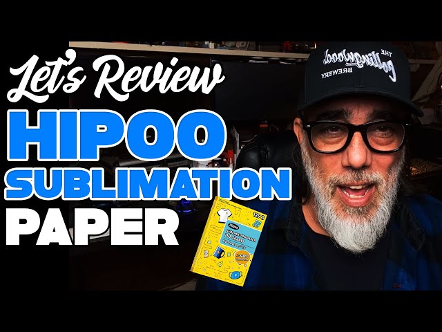 Hiipoo Sublimation paper review for heat press users 